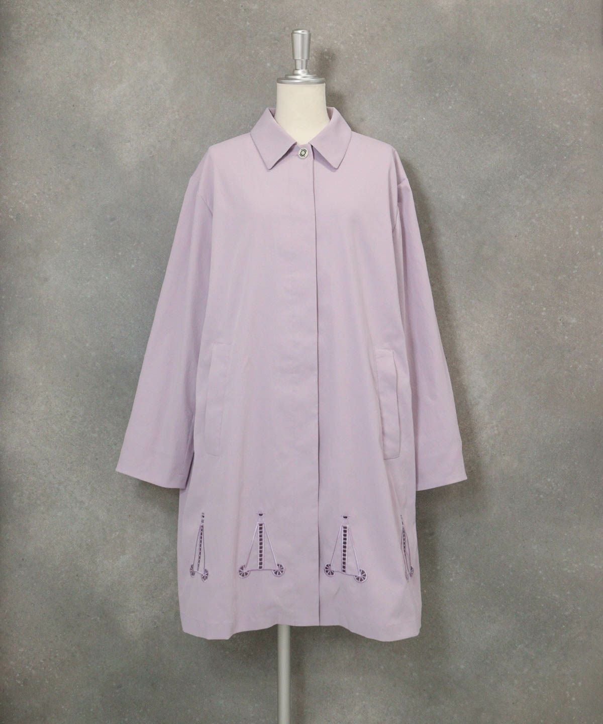 UV冷感スプリングコート(ライトパープル)前