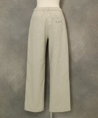 UV冷感ストレートチノパンツ後（ベージュ）