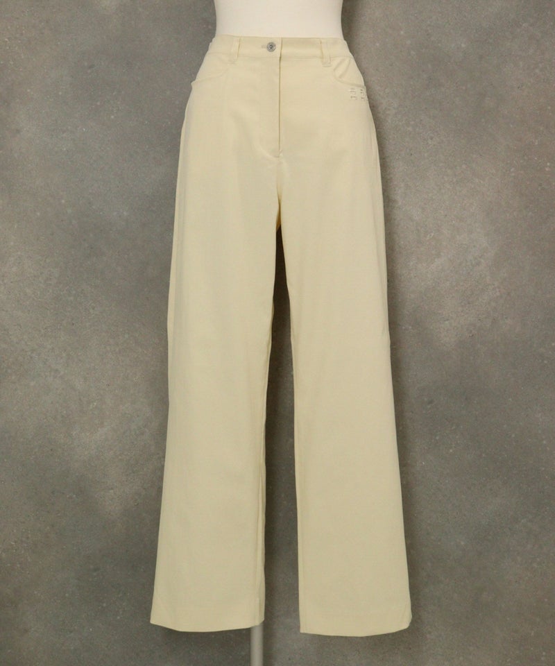 UV冷感ストレートチノパンツ（イエロー）