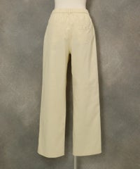 UV冷感ストレートチノパンツ後（イエロー）