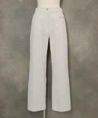 UV冷感ストレートチノパンツ（ライトグレー））