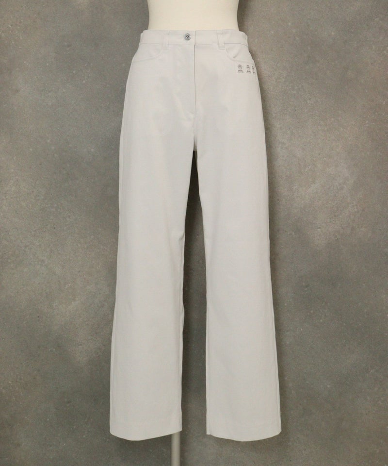 UV冷感ストレートチノパンツ（ライトグレー））