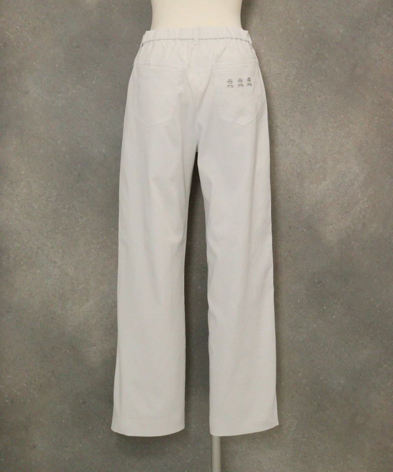 UV冷感ストレートチノパンツ後（ライトグレー））