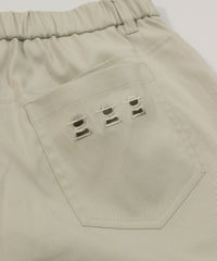 後ろピコ刺繍ポケット（ベージュ）