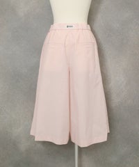 フロントベルト撥水キュロット(ピンク)後ろ