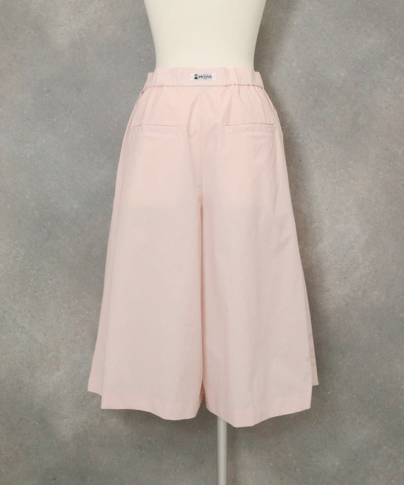 フロントベルト撥水キュロット(ピンク)後ろ