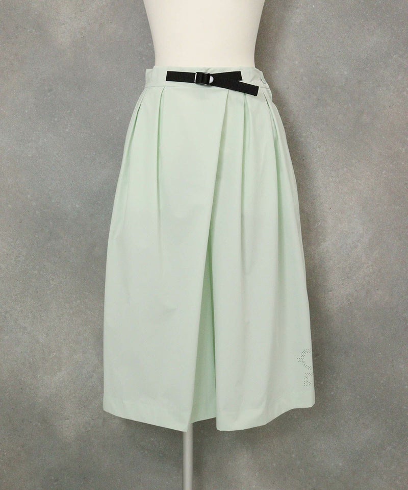 フロントベルト撥水キュロット(ライトグリーン)前