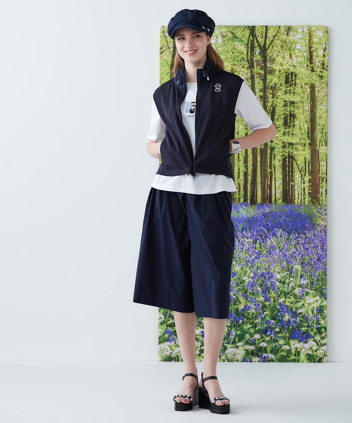 モデル着用画像(ネイビー)