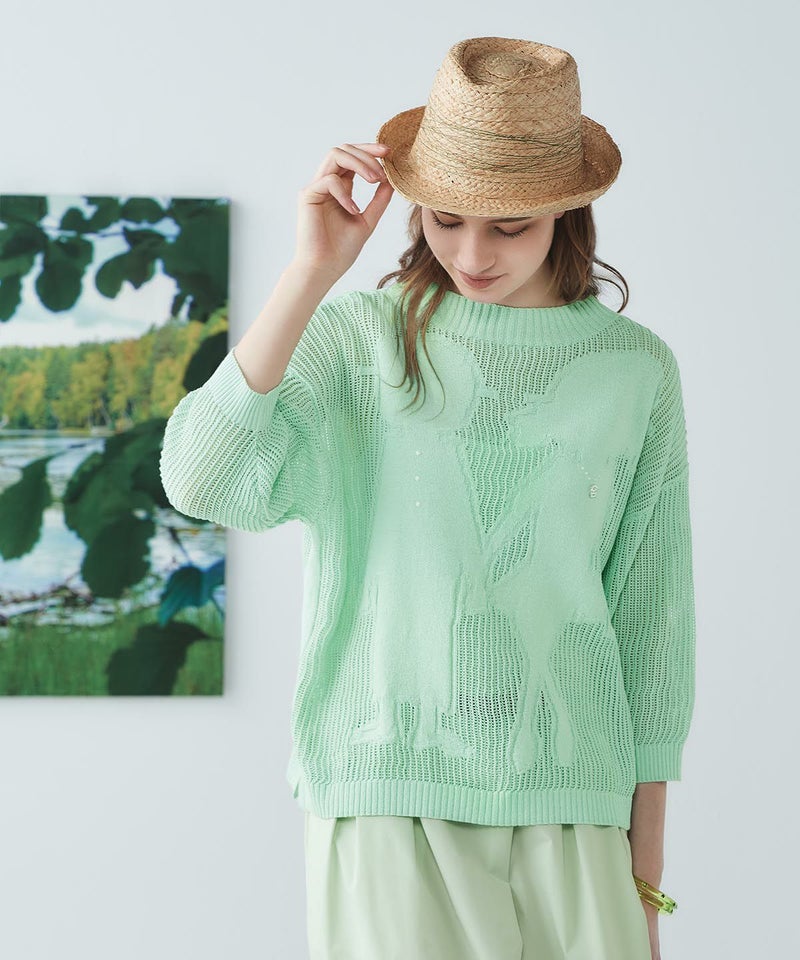 モデル着用画像(ライトグリーン)
