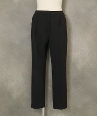 撥水ベーシックテーパードパンツ（ブラック）