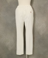 撥水ベーシックテーパードパンツ後（ホワイト）