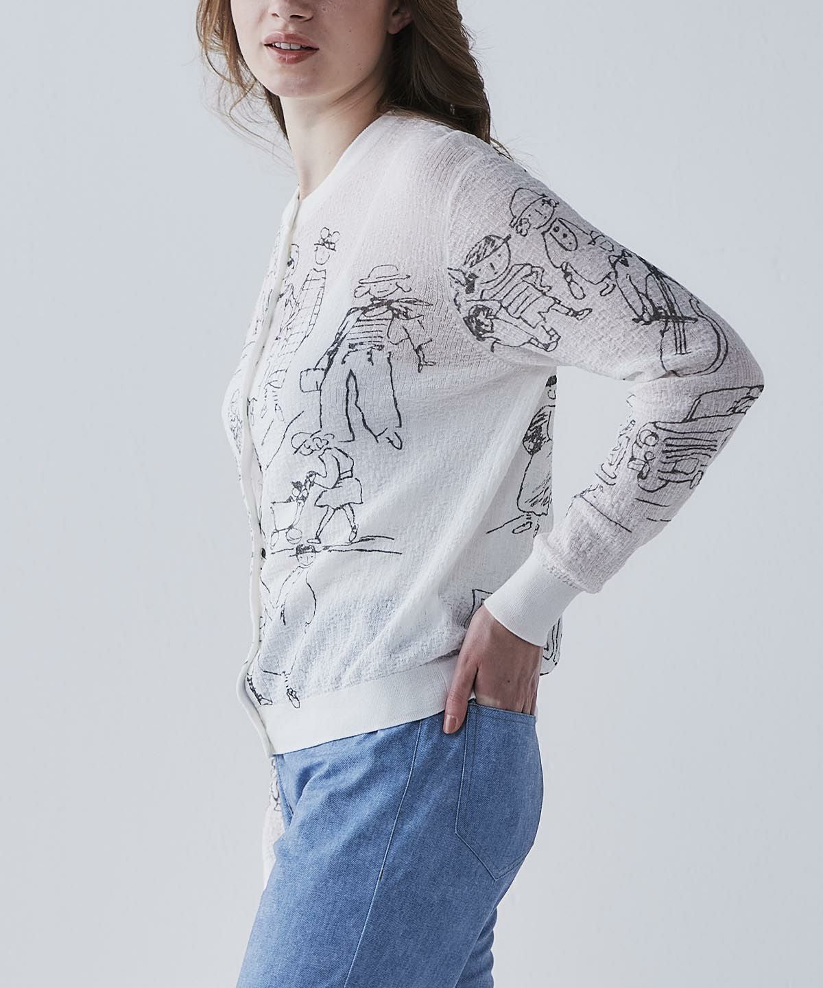 モデル着用画像(ホワイト)