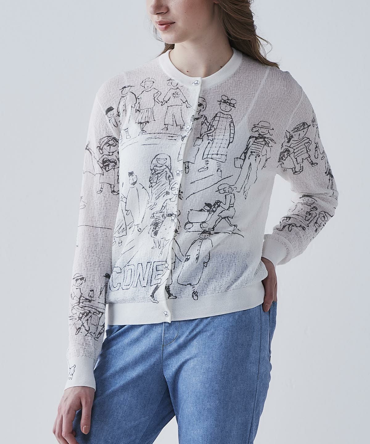 モデル着用画像(ホワイト)