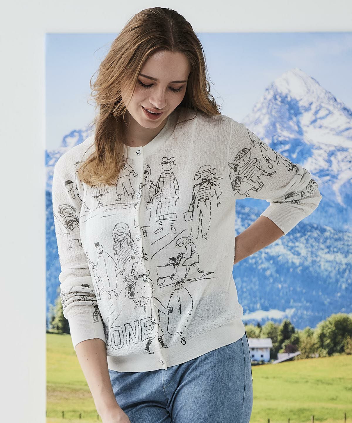 モデル着用画像(ホワイト)