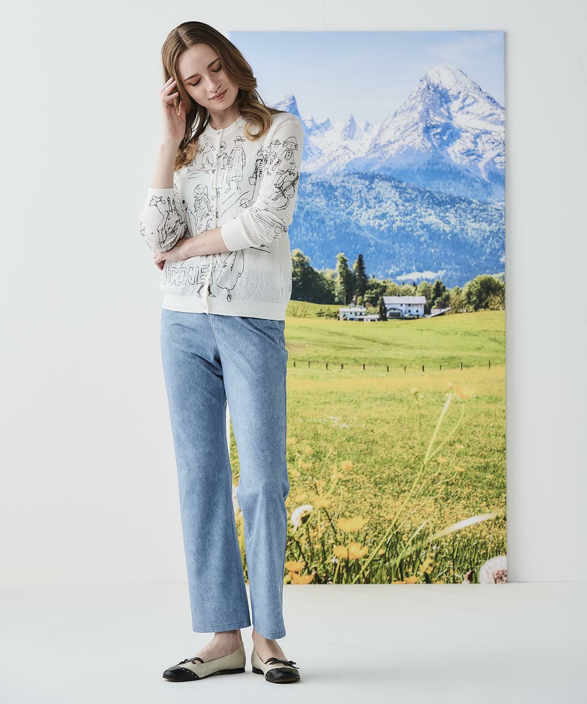 モデル着用画像(ホワイト)