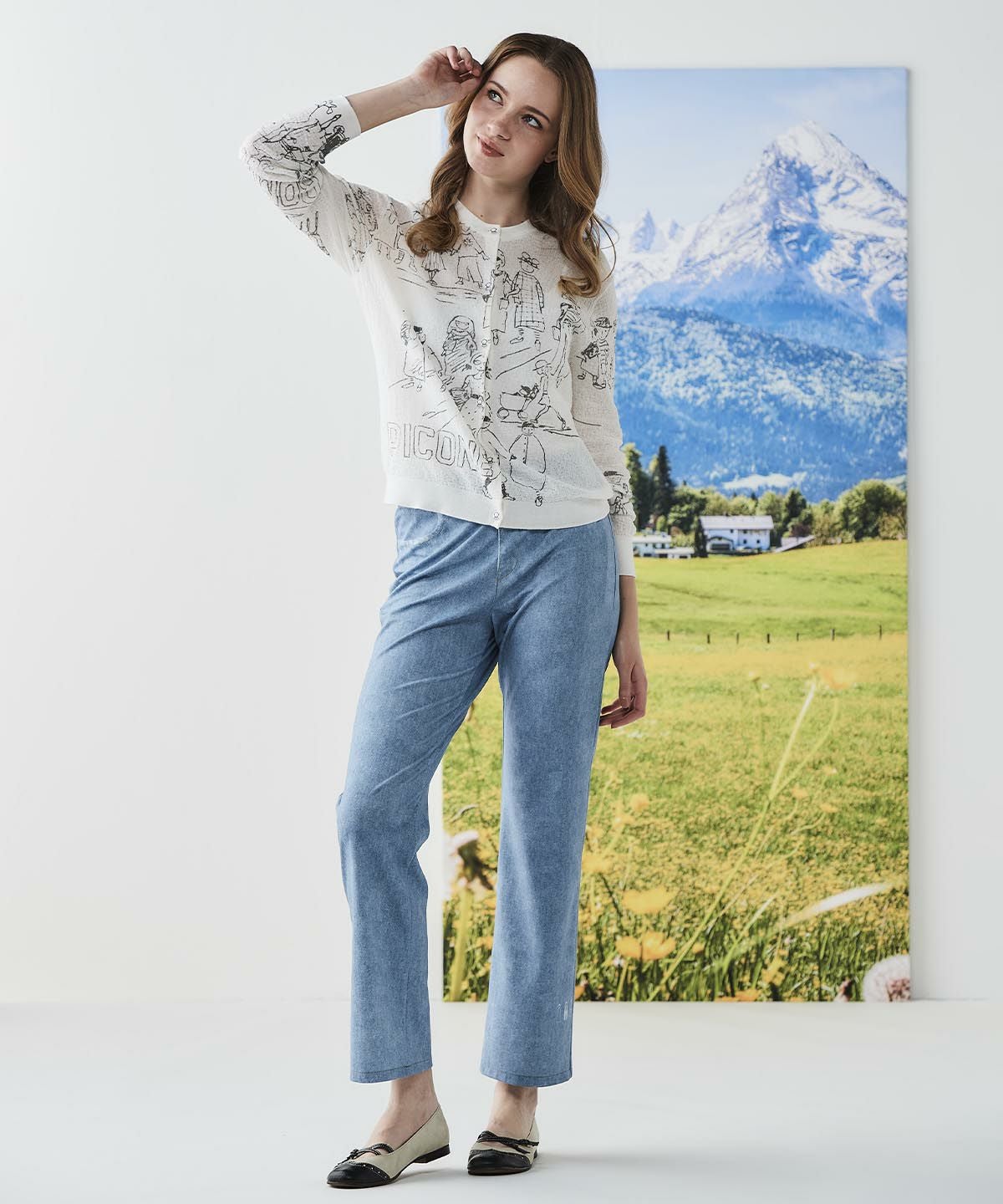 モデル着用画像(ホワイト)