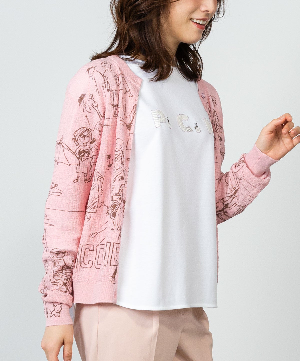 モデル着用画像(ピンク)