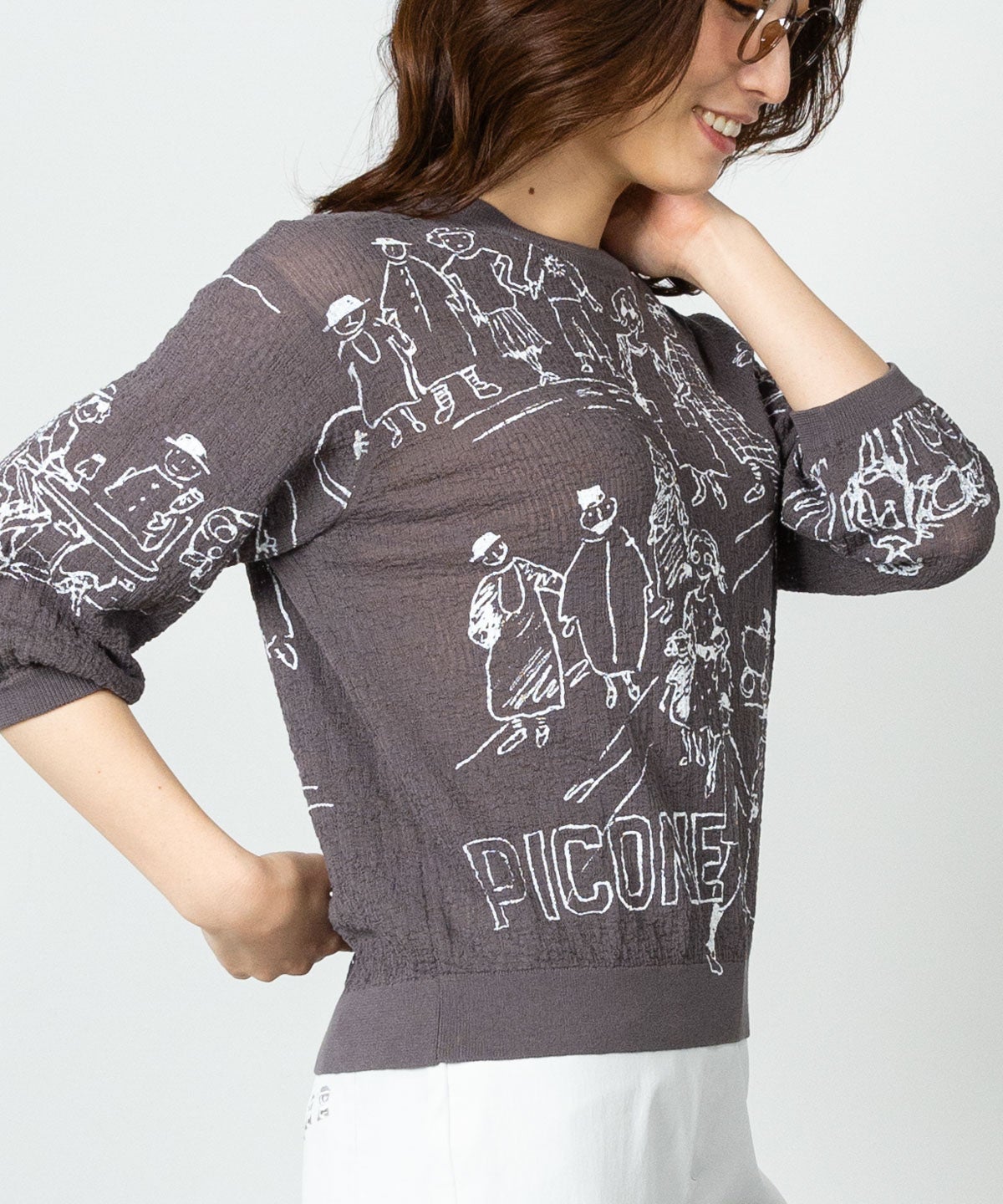 モデル着用画像(グレー)