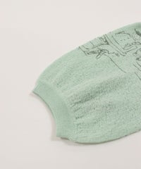 袖口(ライトグリーン)