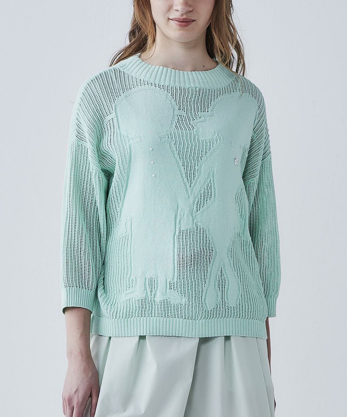 モデル着用画像(ライトグリーン)