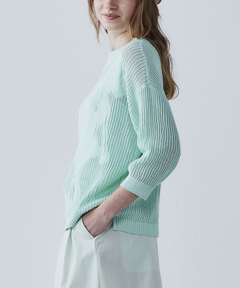 モデル着用画像(ライトグリーン)