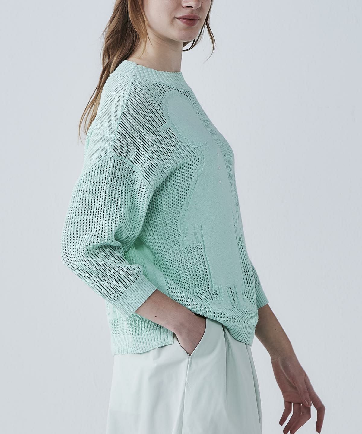 モデル着用画像(ライトグリーン)