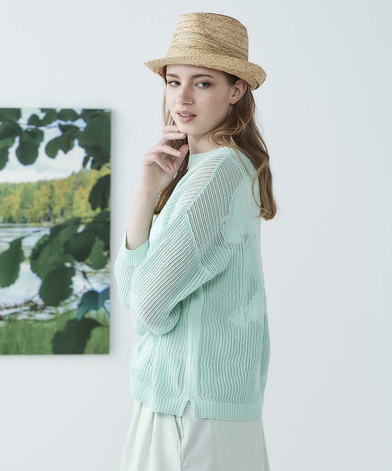 モデル着用画像(ライトグリーン)