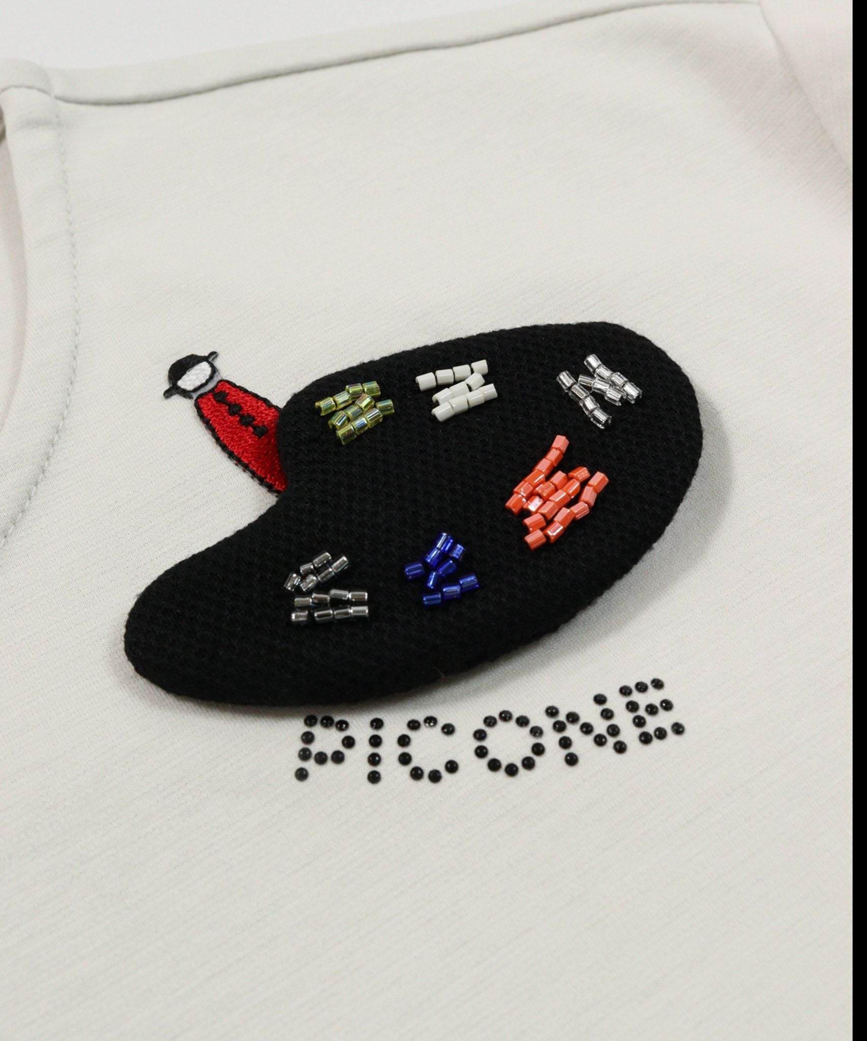 胸元パーツアップ(ライトグレー)