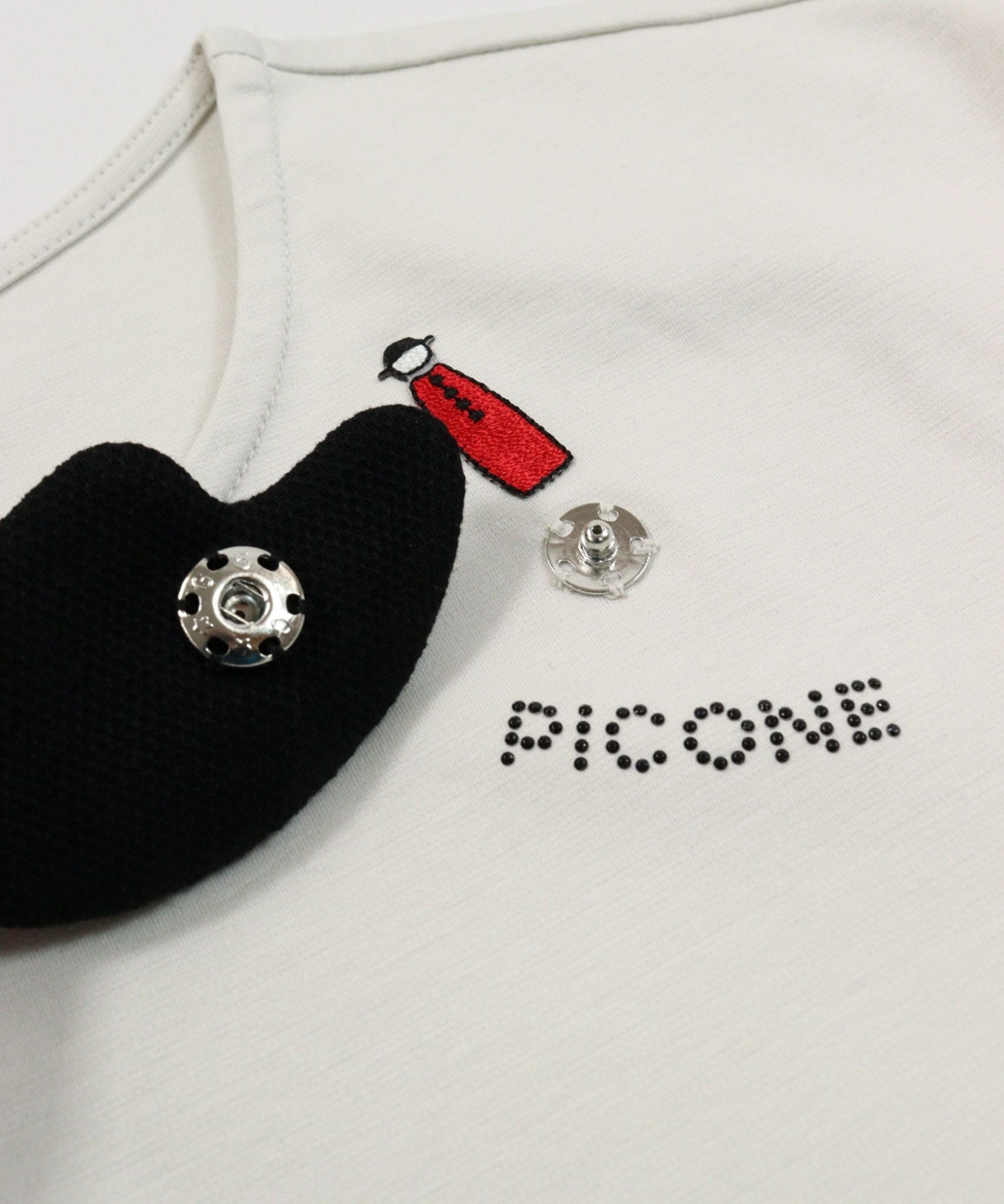 胸元パーツアップ(ライトグレー)