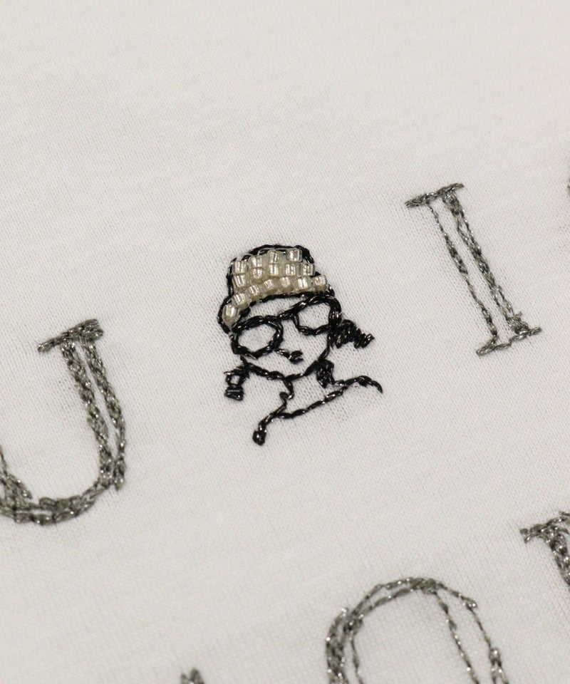 イラストアップ（ホワイト×グレー）