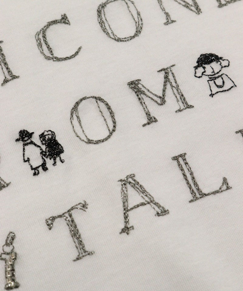 イラストアップ（ホワイト×グレー）