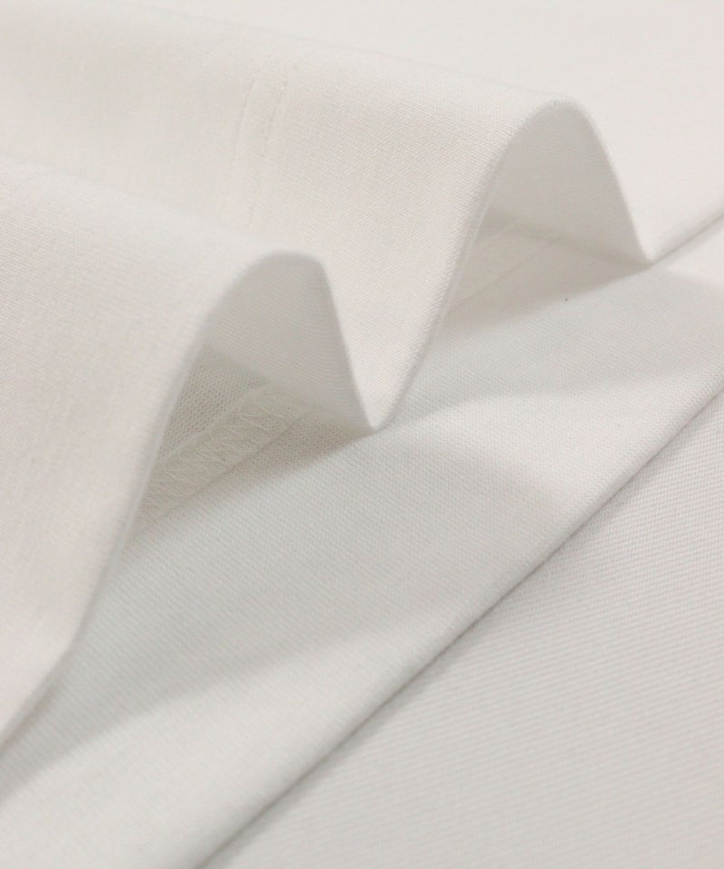 生地感（ホワイト×グレー）