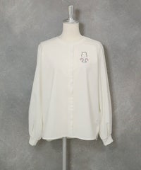 UV冷感ジャージープルオーバー(ホワイト)前