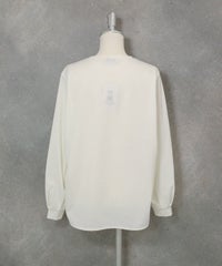 UV冷感ジャージープルオーバー(ホワイト)後ろ