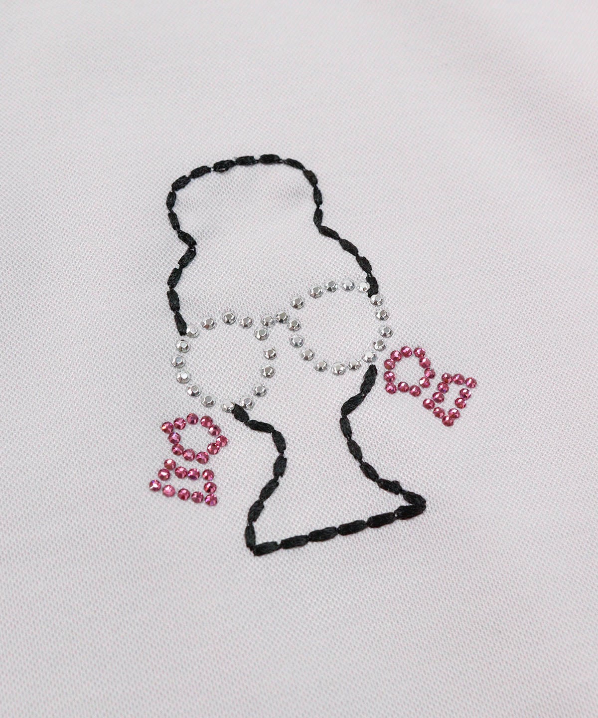 胸元デザインアップ(ライトグレー)