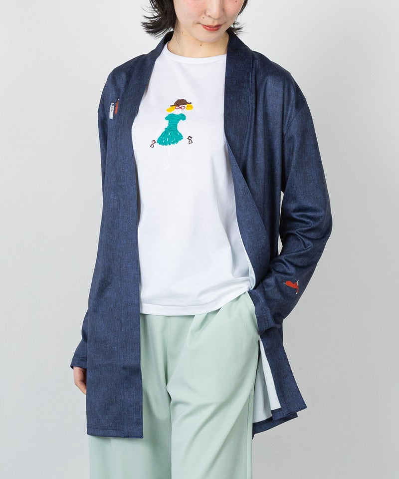 モデル着用画像（ネイビー）