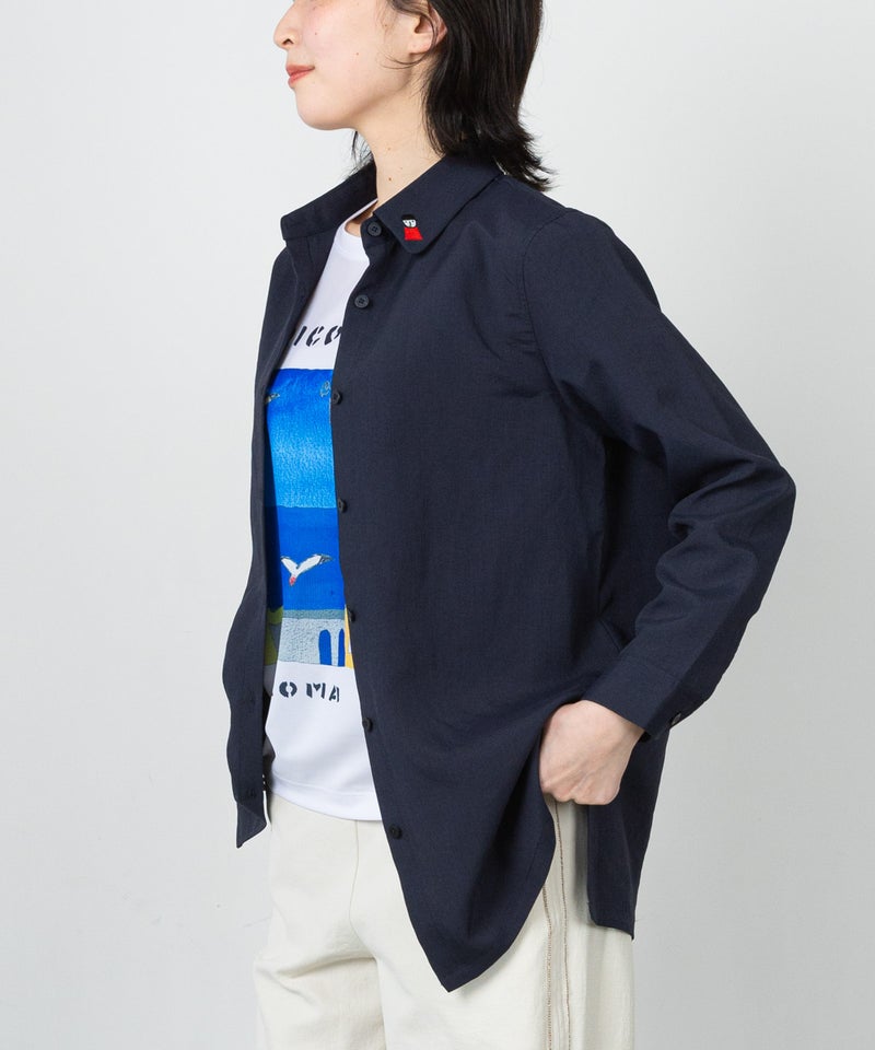 モデル着用画像（ネイビー）