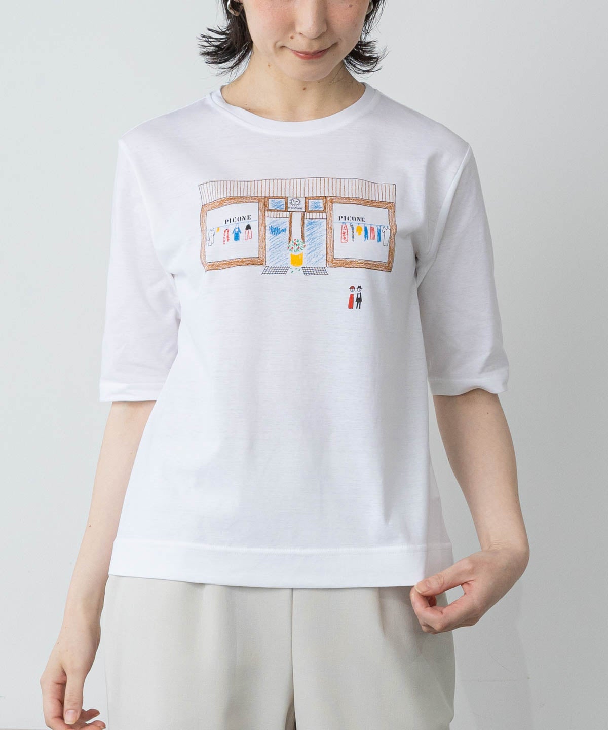 モデル着用画像(ホワイト)