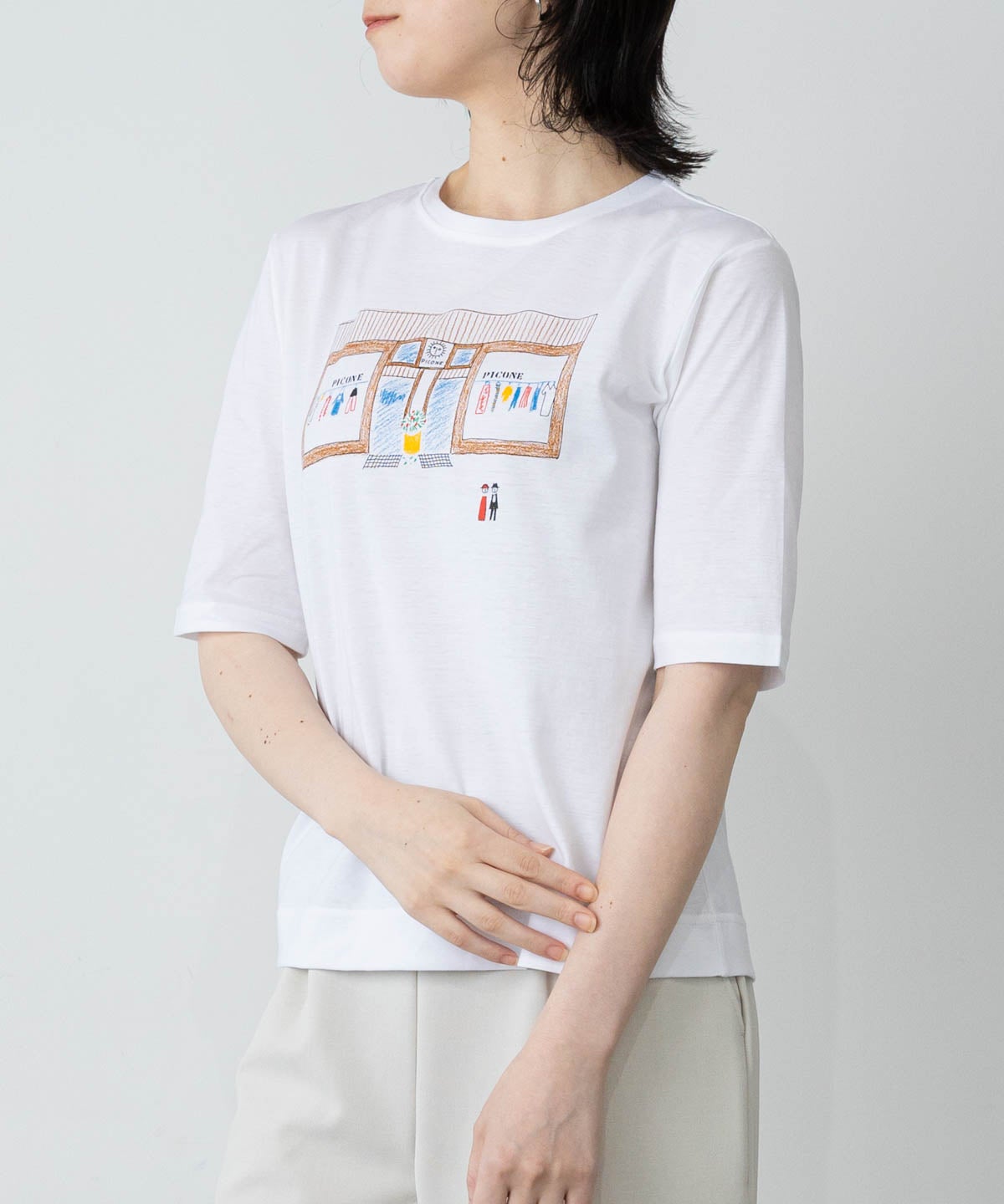 モデル着用画像(ホワイト)