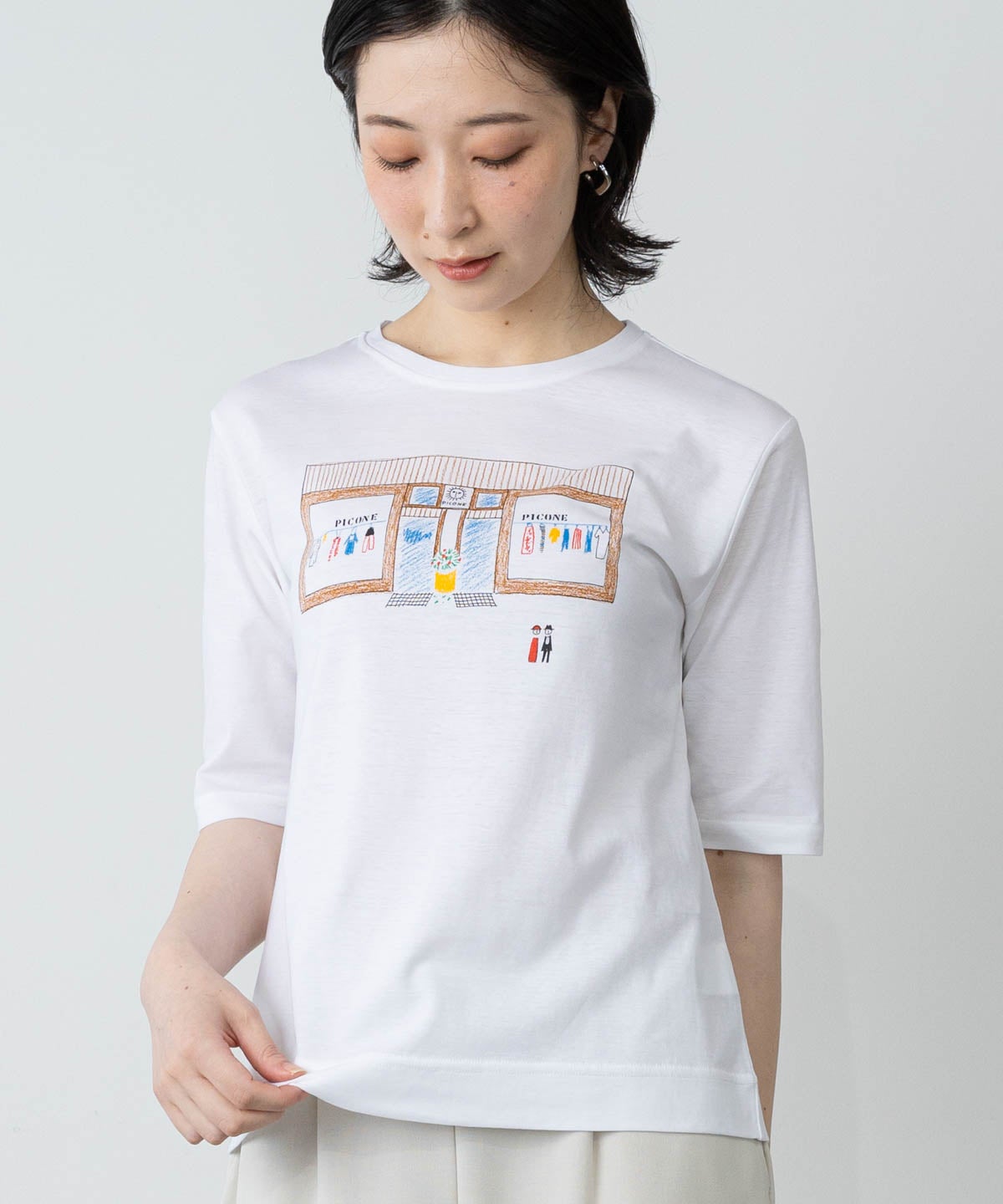 モデル着用画像(ホワイト)