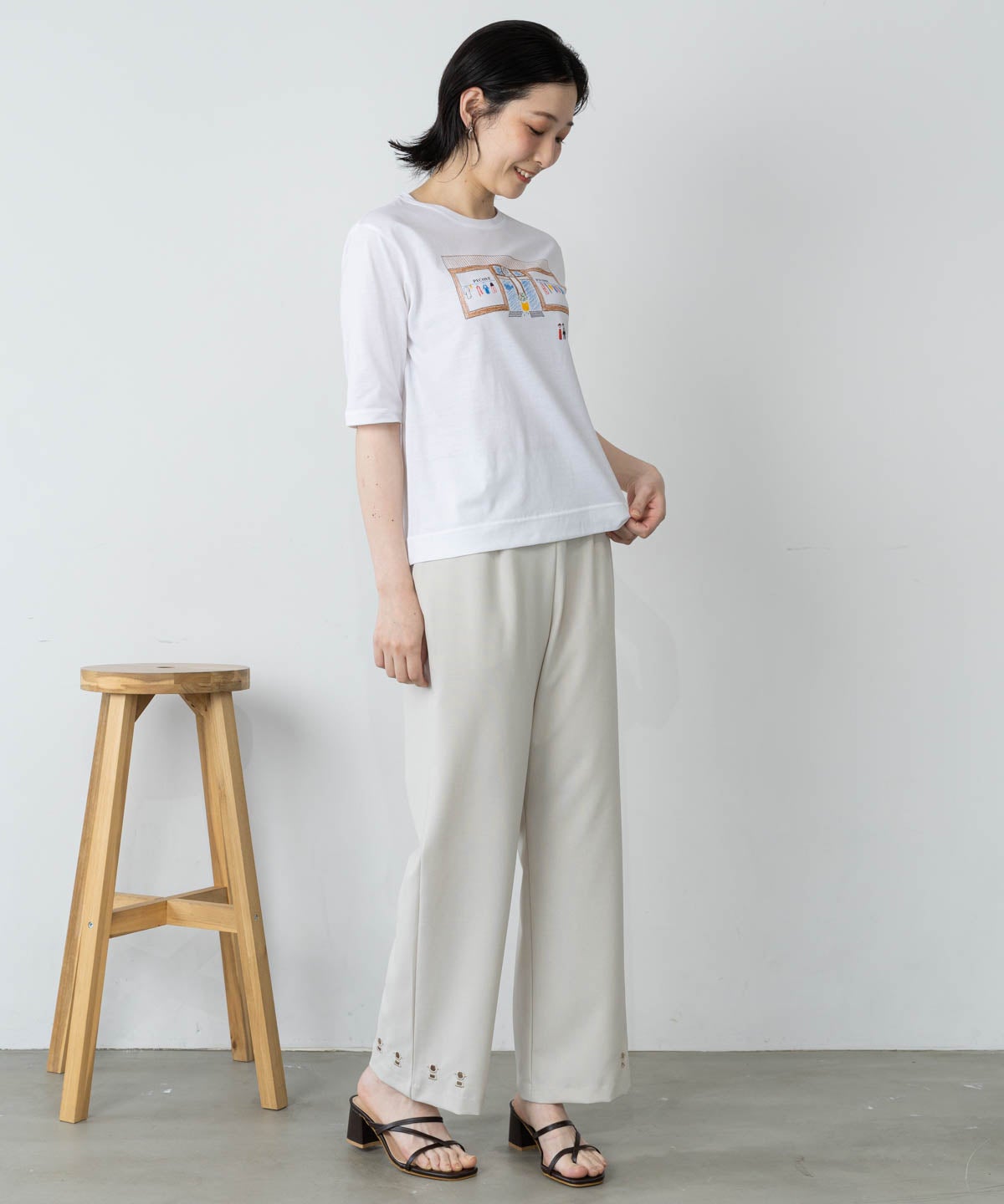 モデル着用画像(ホワイト)