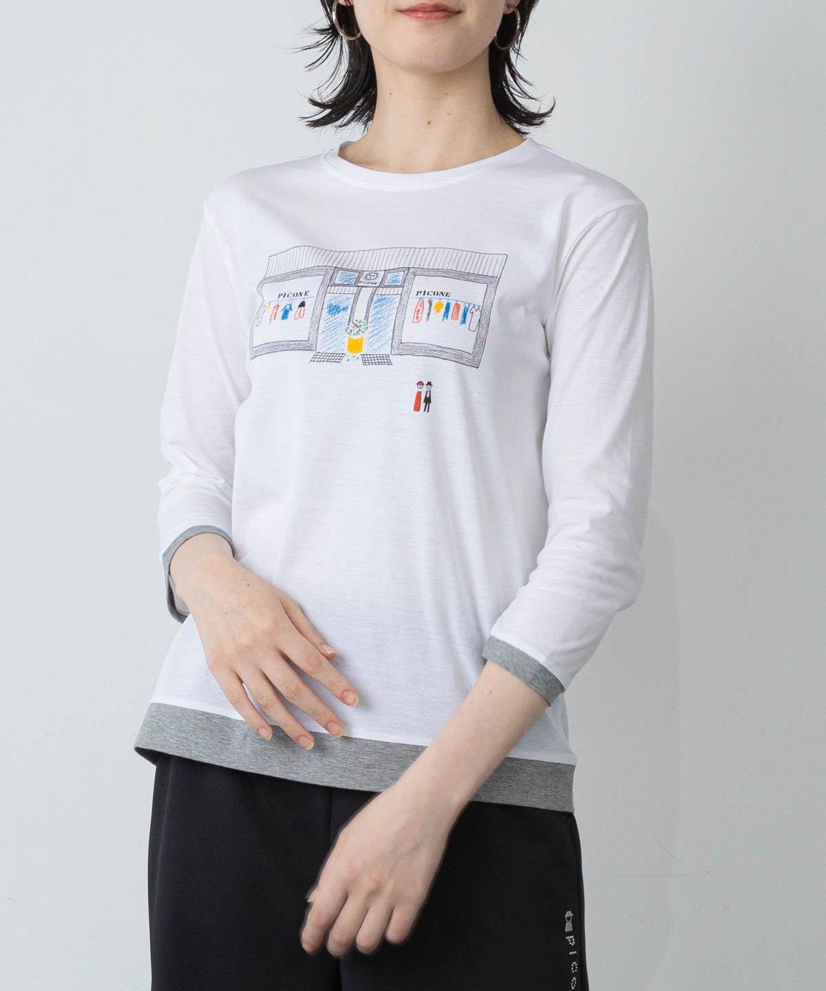 モデル着用画像(ホワイト)
