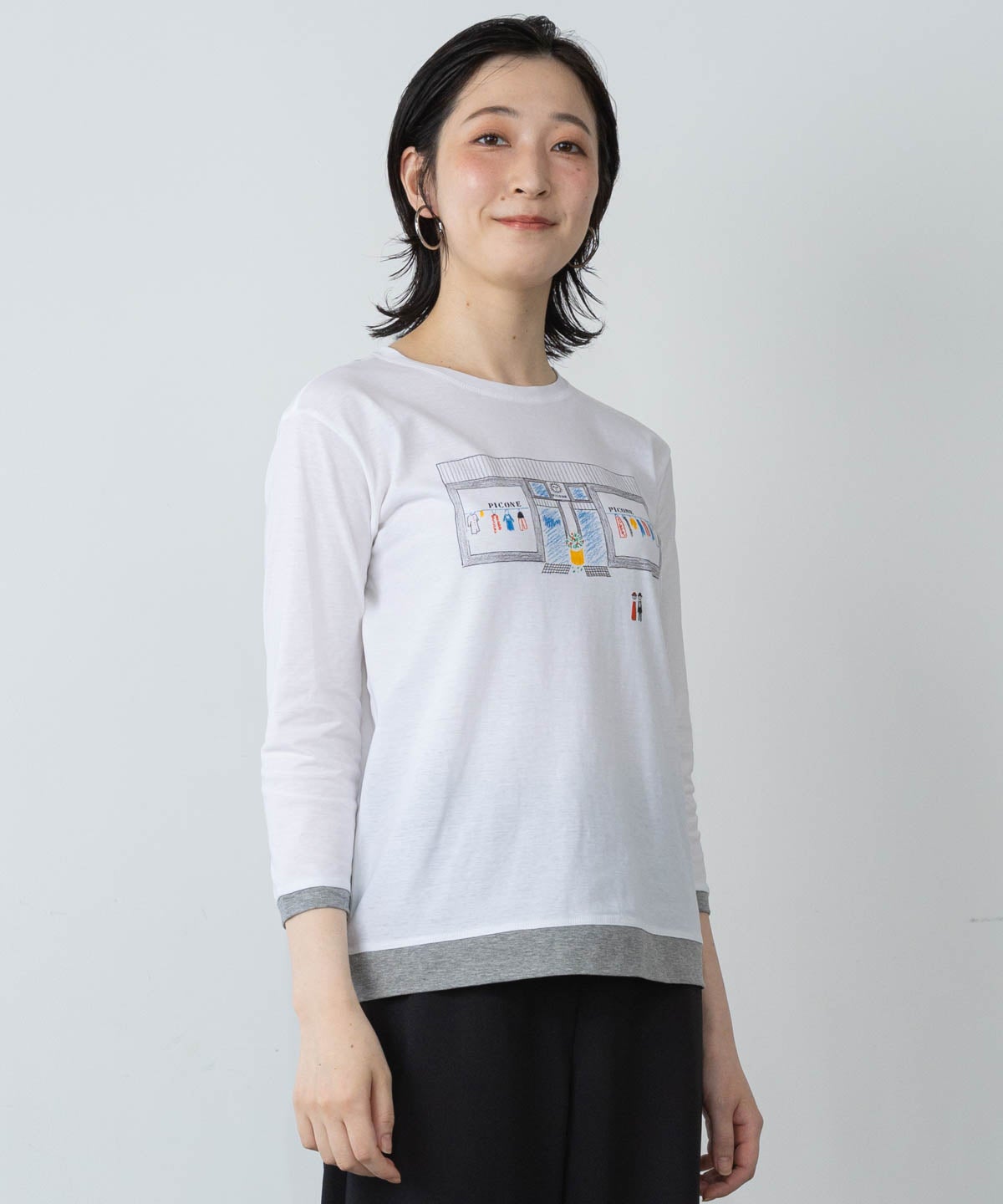 モデル着用画像(ホワイト)