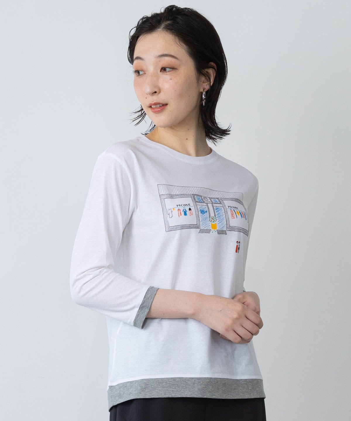 モデル着用画像(ホワイト)