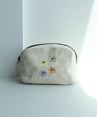 刺繍ポーチ（フラワー/マルチ）
