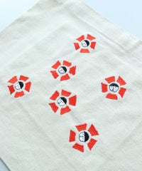 刺繍部分（フラワー/レッド）