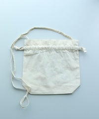 刺繍巾着ショルダーバッグ（マルチ）後ろ