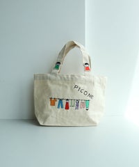 刺繍ミニトートバック（ランドリー）前