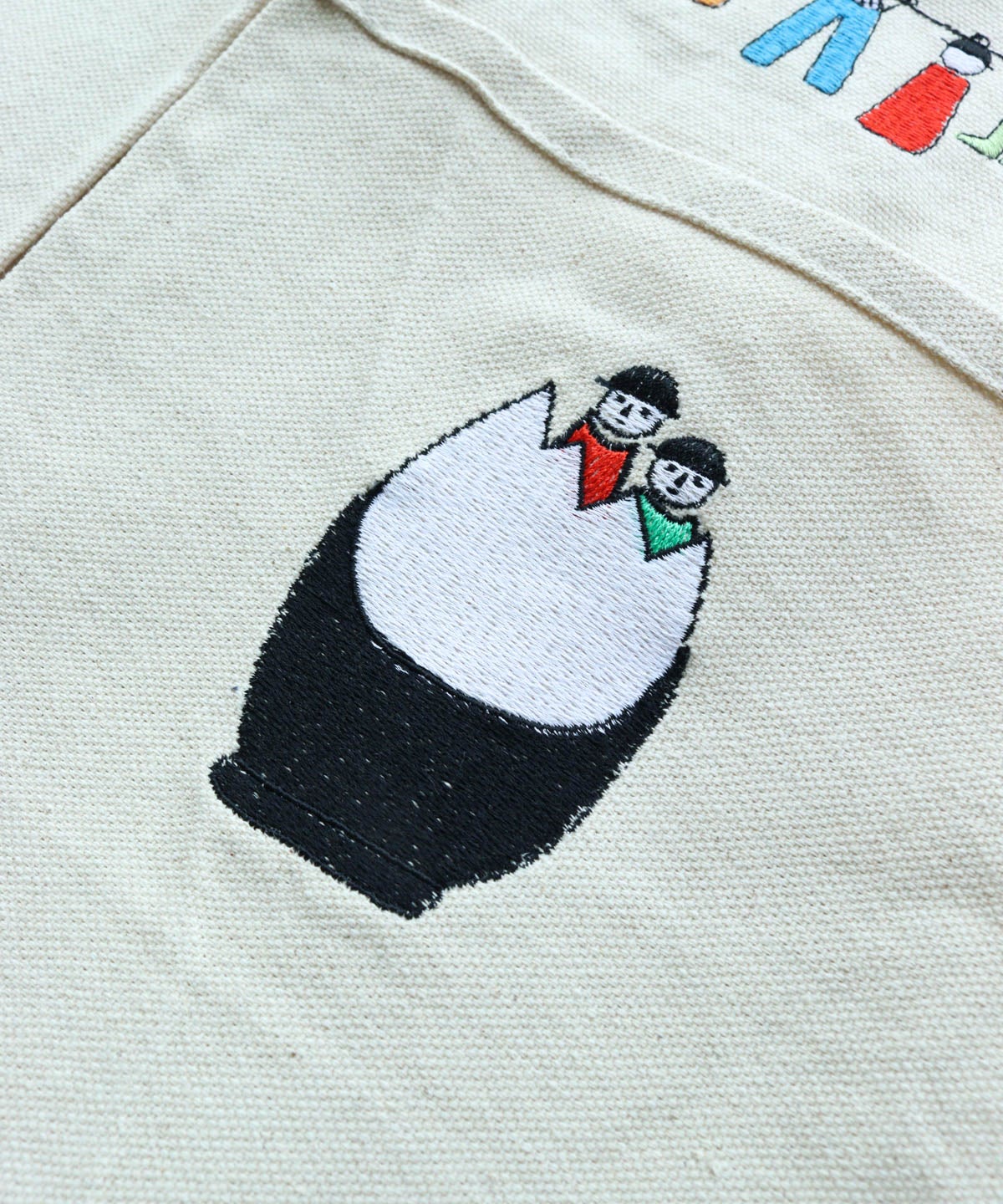 下部刺繍部分
