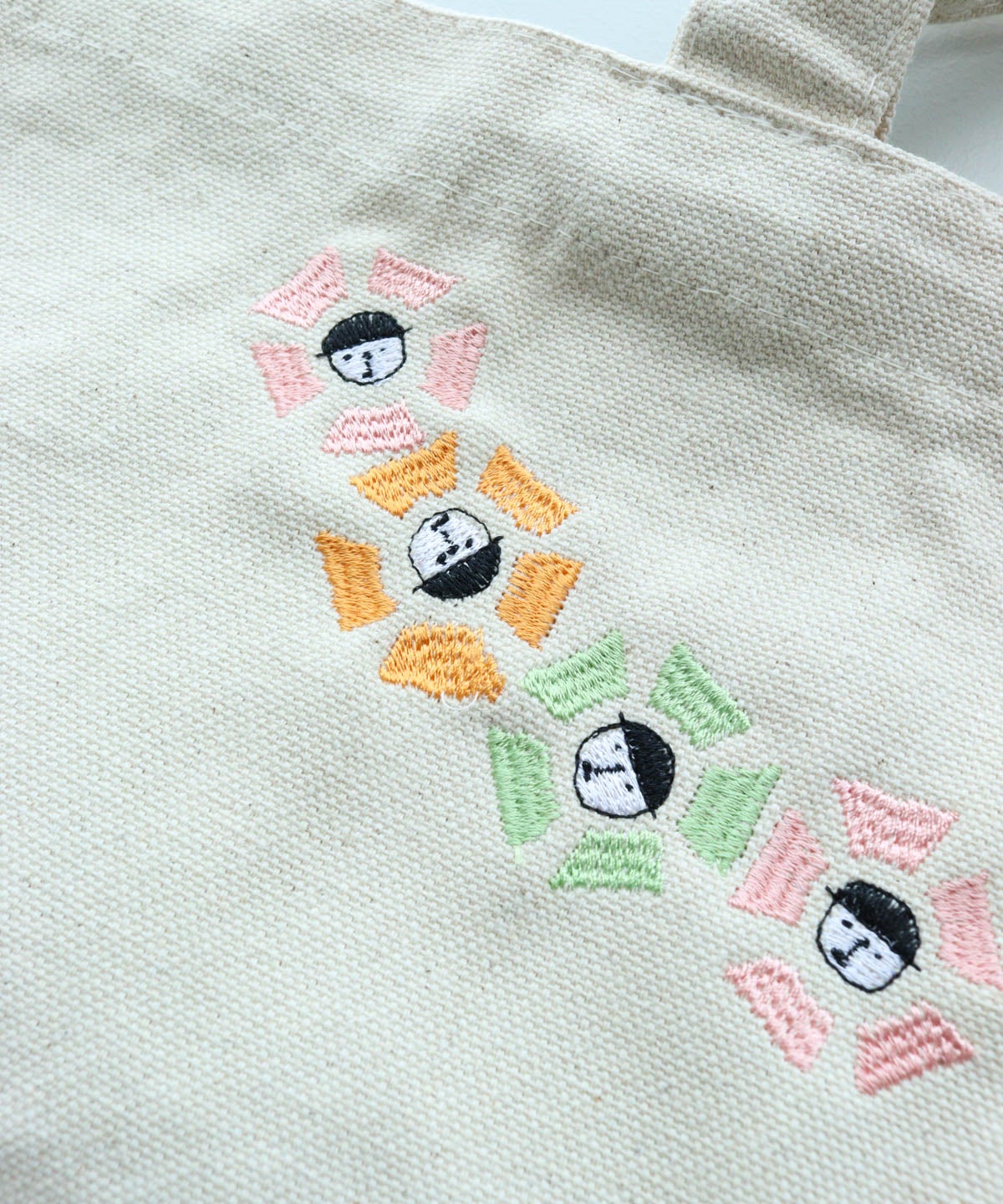 刺繍部分アップ